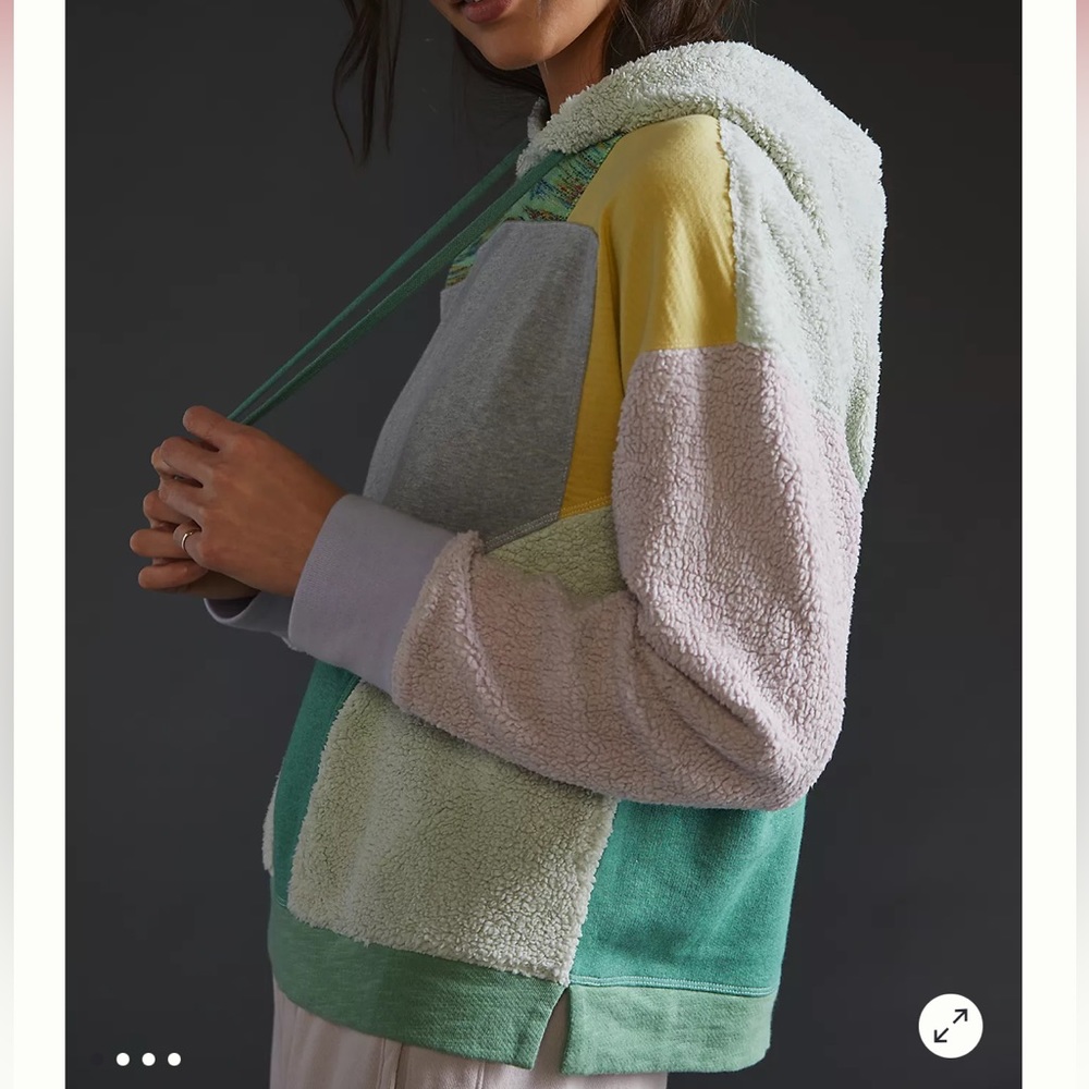 Daily Practice by Anthropologie Cozy Pieced Hoodie